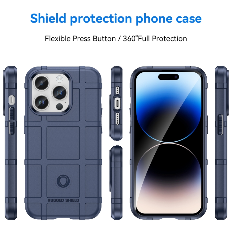  iPhone 15 Pro Max Skal Robust Blå