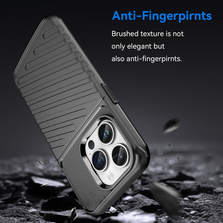  iPhone 15 Pro Max Skal Twill Textur Svart