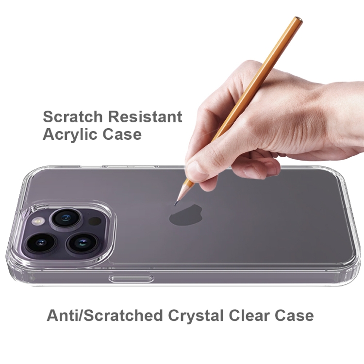  iPhone 15 Pro Max Skal Akryl/TPU Shockproof Transparent