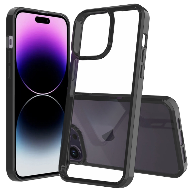  iPhone 15 Pro Max Skal Akryl/TPU Shockproof Svart