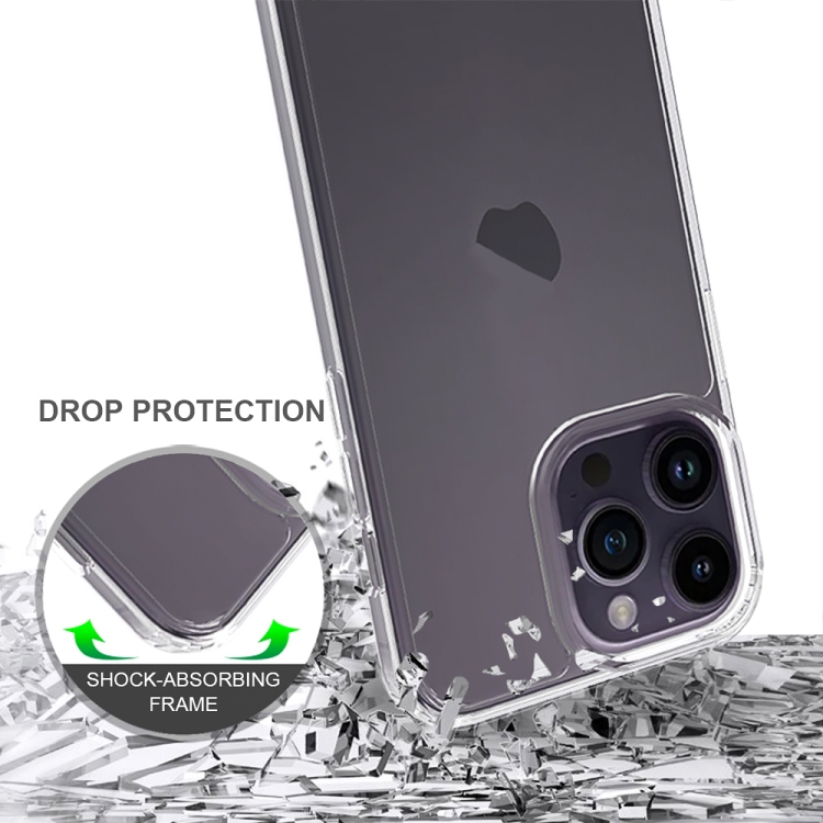  iPhone 15 Pro Max Skal Akryl/TPU Shockproof Svart