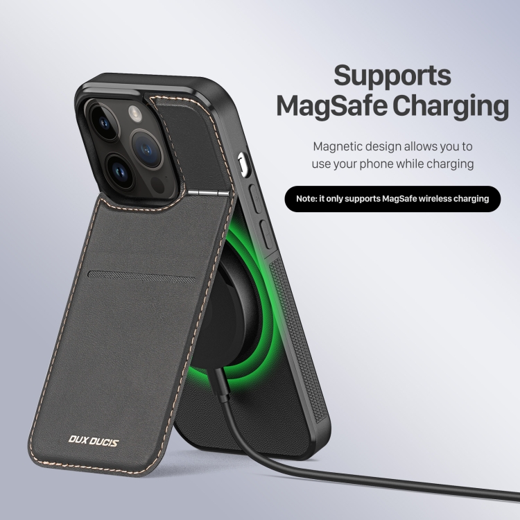 DUX DUCIS DUX DUCIS iPhone 15 Pro Max Skal MagSafe RFID Svart