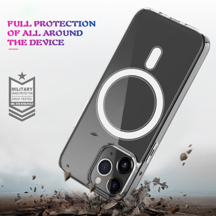  iPhone 15 Pro Max Skal MagSafe Akryl/TPU Transparent