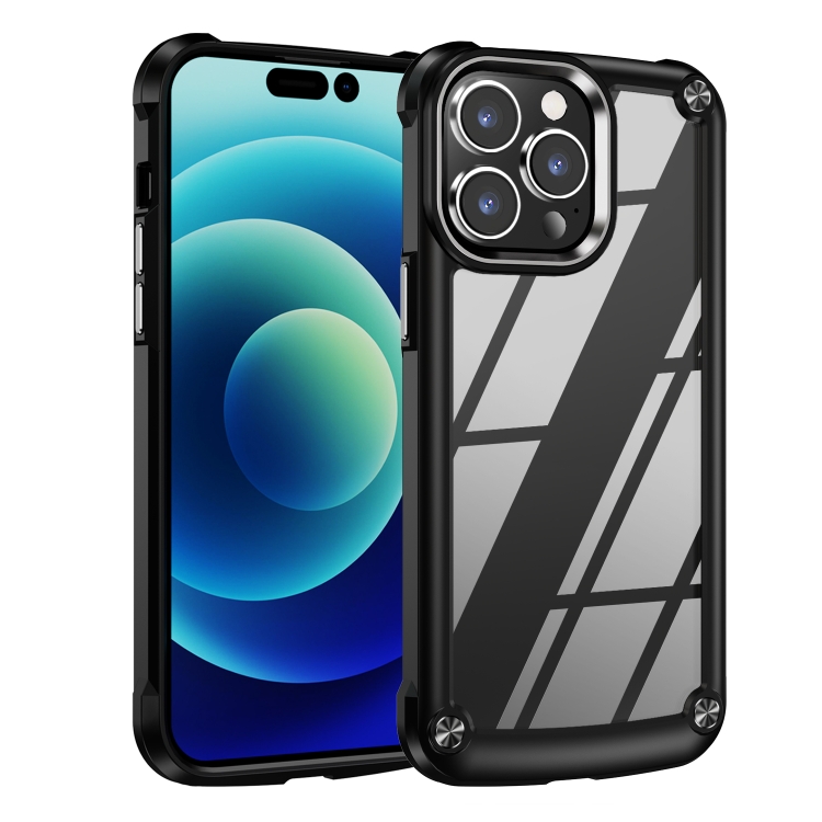  iPhone 15 Pro Max Skal Armor Shockproof Hybrid Svart