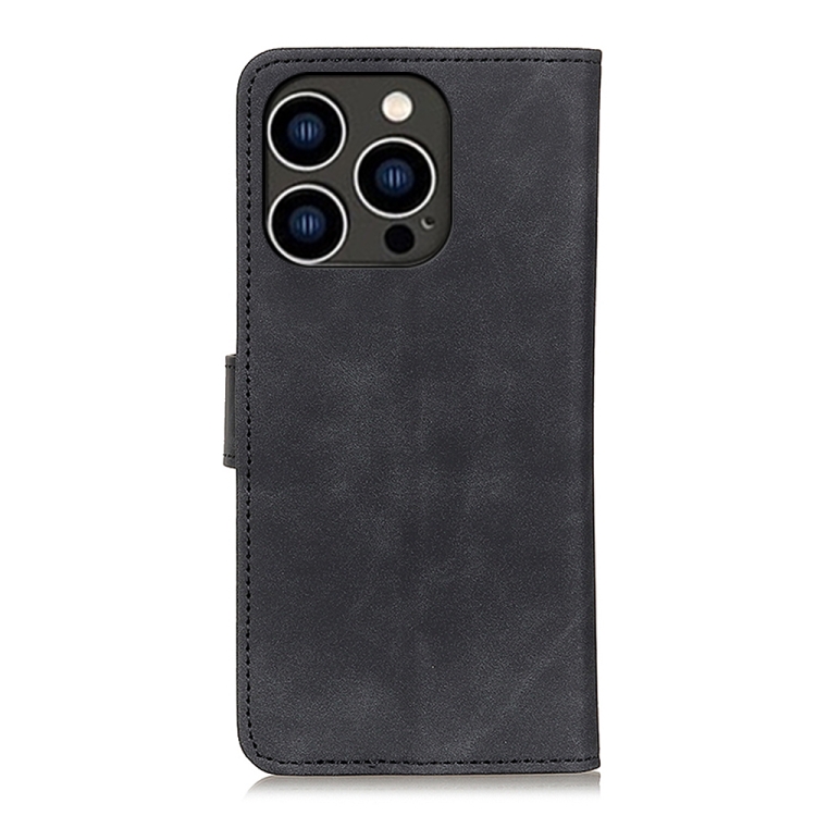 KHAZNEH KHAZNEH iPhone 15 Pro Max Fodral Retro Läder Svart