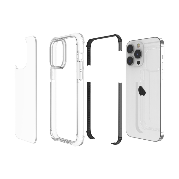  iPhone 15 Pro Max Skal Shockproof Hybrid Svart