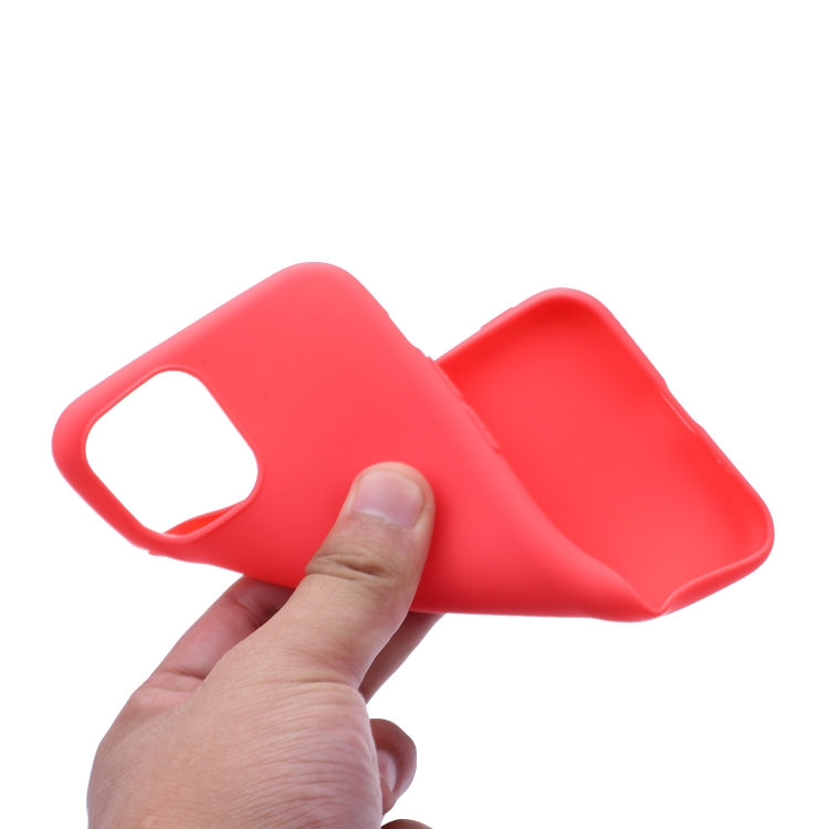  iPhone 15 Plus Skal Frostad TPU Röd
