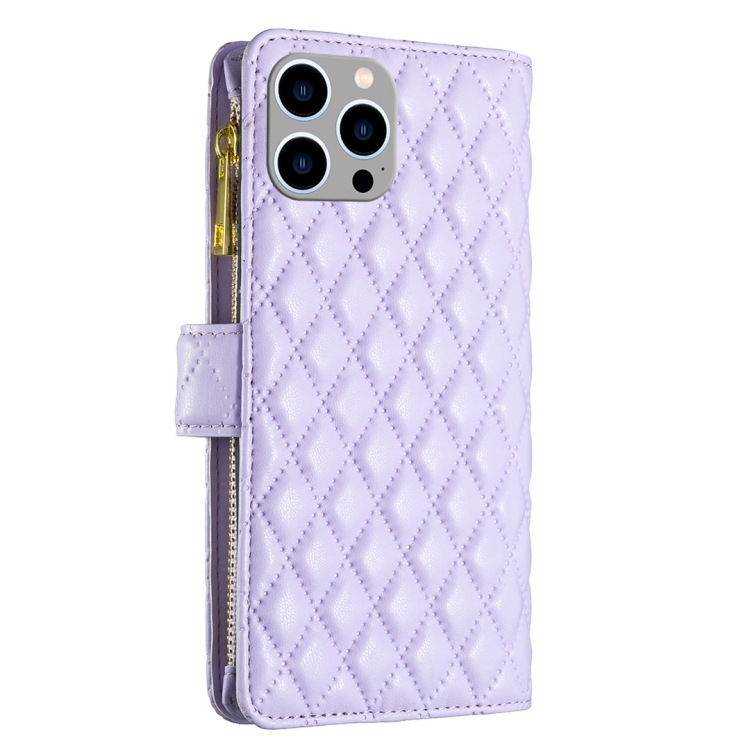 BINFEN BINFEN iPhone 15 Pro Max Fodral Diamond Multifunktionell Lila