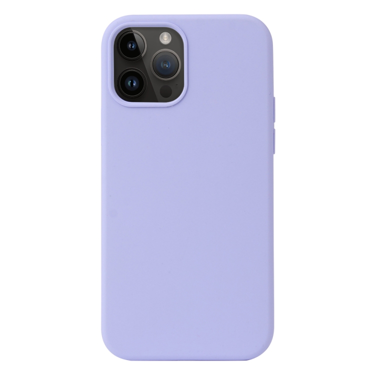  iPhone 15 Pro Max Skal Liquid Silikon Lila