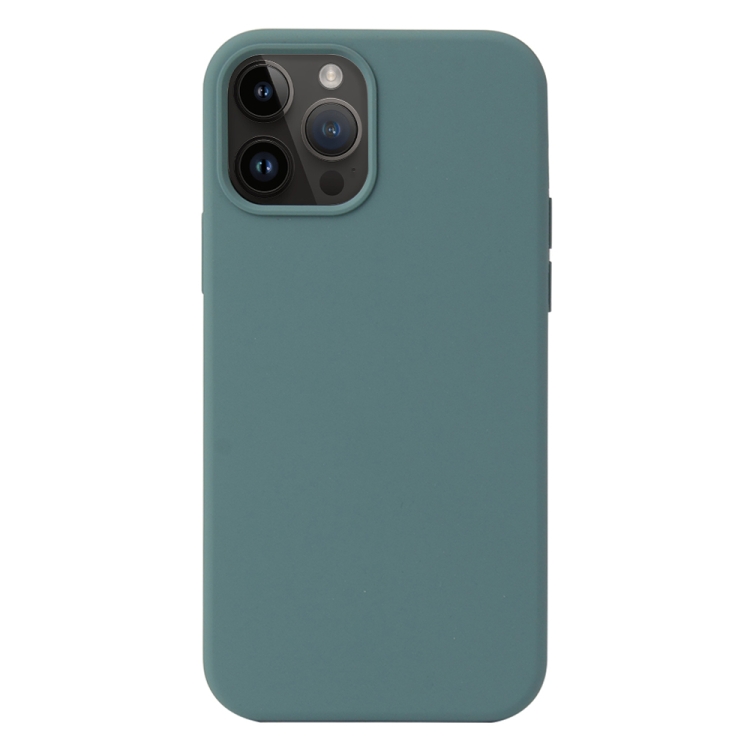  iPhone 15 Pro Max Skal Liquid Silikon Tall Grön