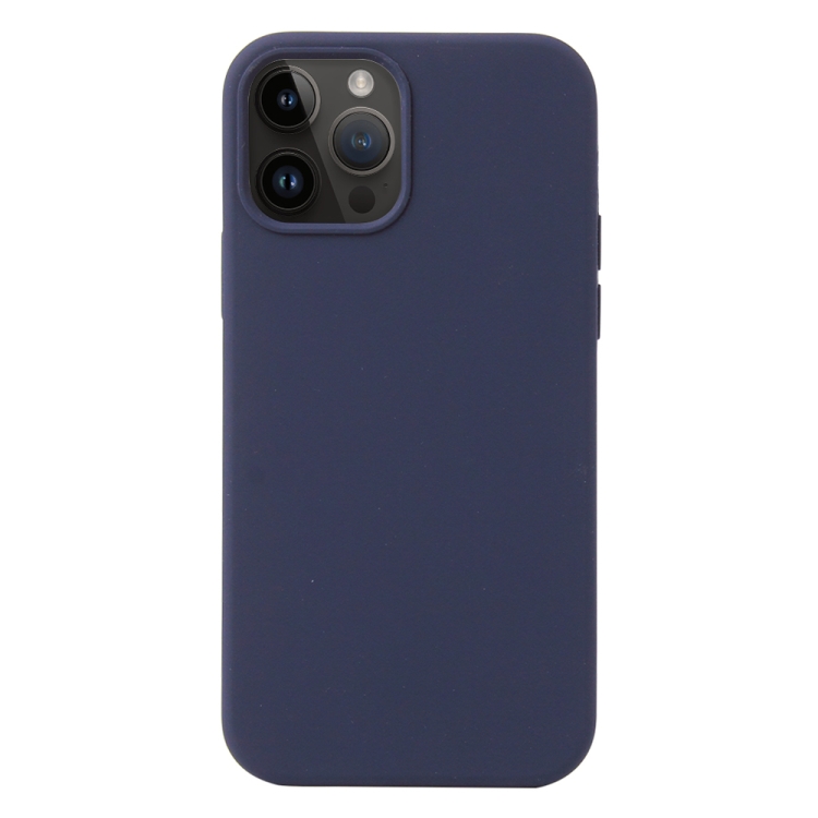  iPhone 15 Pro Max Skal Liquid Silikon Mörk Blå