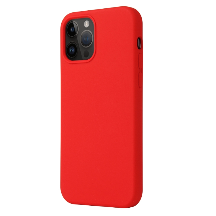  iPhone 15 Pro Max Skal Liquid Silikon Röd