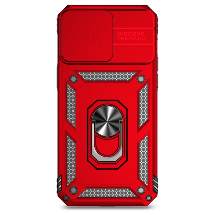  iPhone 15 Pro Max Skal CamShield Armor Ring Röd