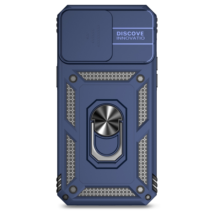  iPhone 15 Pro Max Skal CamShield Armor Ring Blå