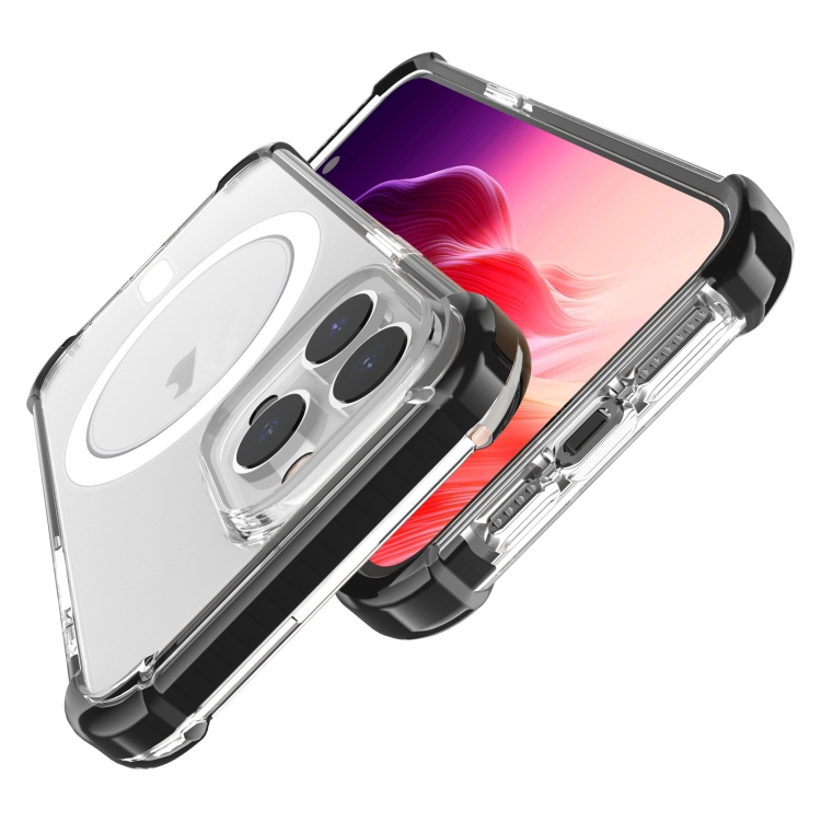  iPhone 15 Pro Max Skal MagSafe Shockproof Akryl Svart