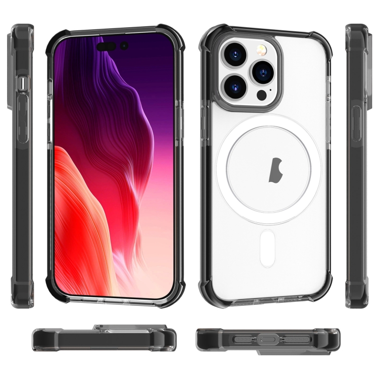  iPhone 15 Pro Max Skal MagSafe Shockproof Akryl Svart