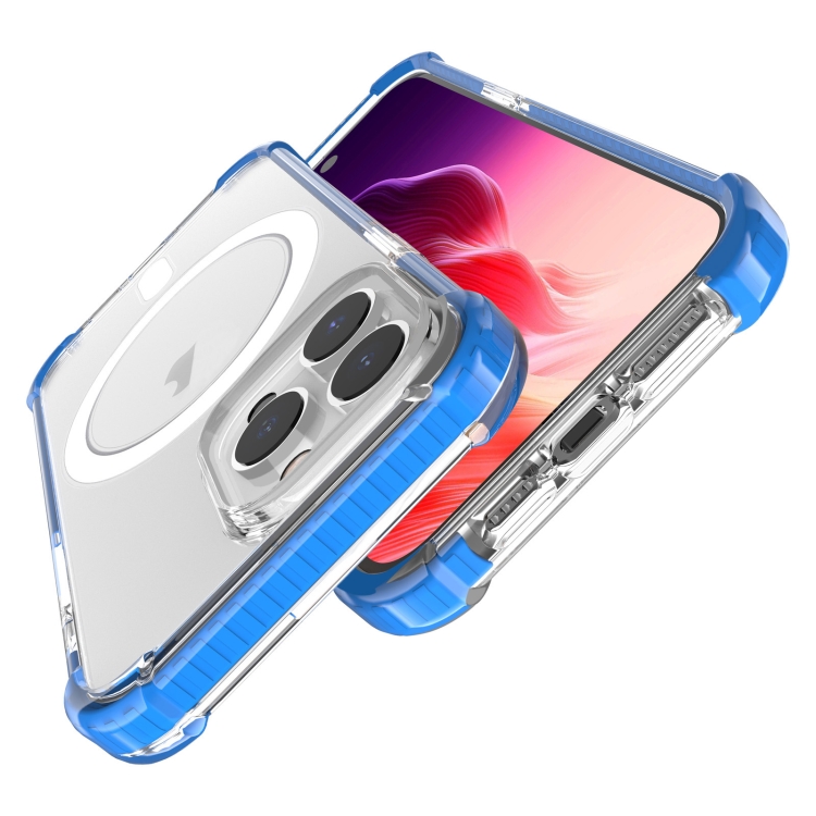  iPhone 15 Pro Max Skal MagSafe Shockproof Akryl Blå