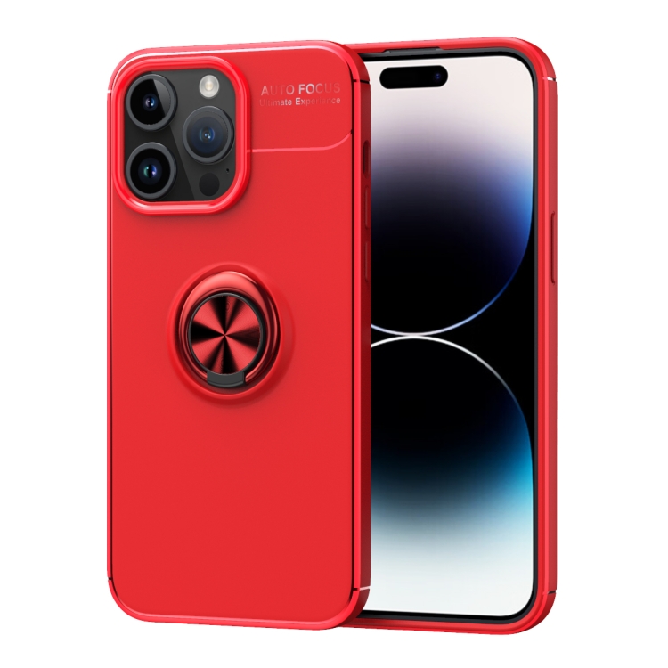  iPhone 15 Pro Max Skal Ring Röd