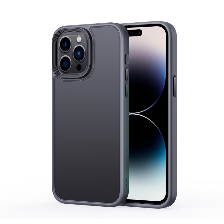  iPhone 15 Pro Max Skal Frostad Hybrid Grå