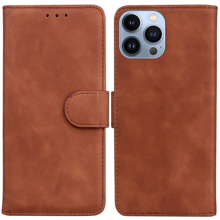  iPhone 15 Pro Max Fodral Skin Touch Brun