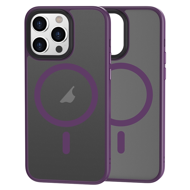  iPhone 15 Pro Max Skal MagSafe Frosted Shield Lila
