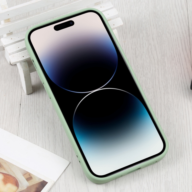  iPhone 15 Pro Max Skal MagSafe Liquid Silikon Grön