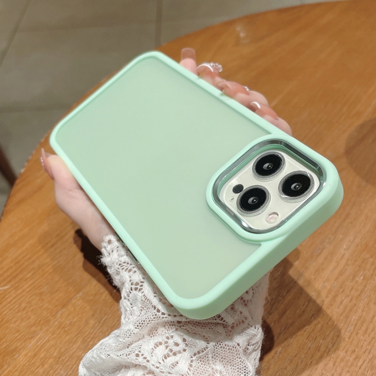  iPhone 15 Pro Max Skal Classic Hybrid Matt Matcha Green