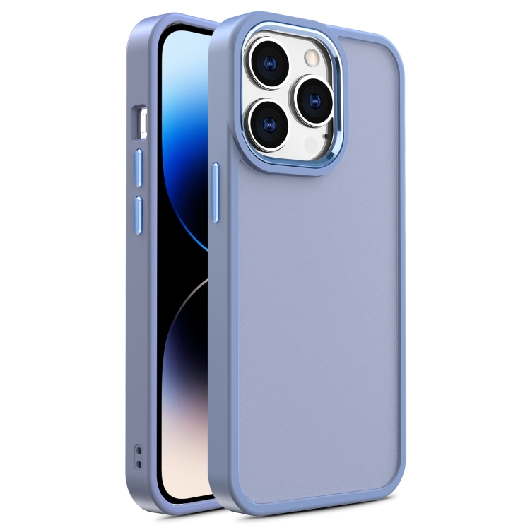  iPhone 15 Pro Max Skal Classic Hybrid Matt Sierra Blue