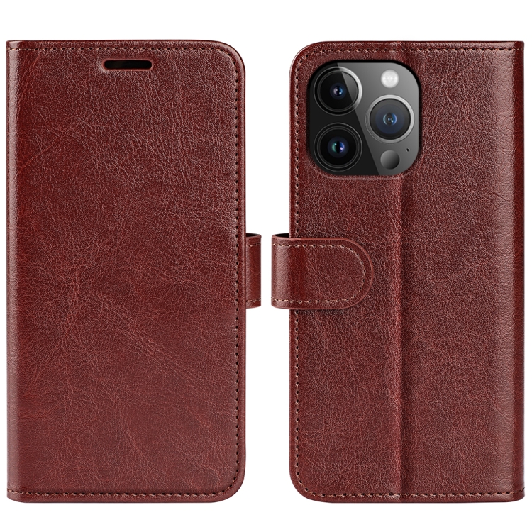  iPhone 15 Pro Max Fodral Läder Brun