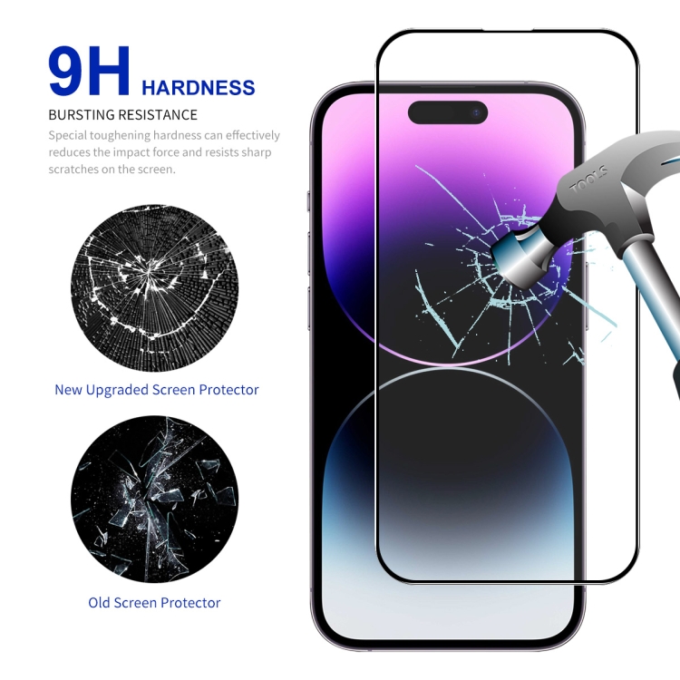 ENKAY ENKAY iPhone 15 Pro Max 2-PACK Skärmskydd Heltäckande