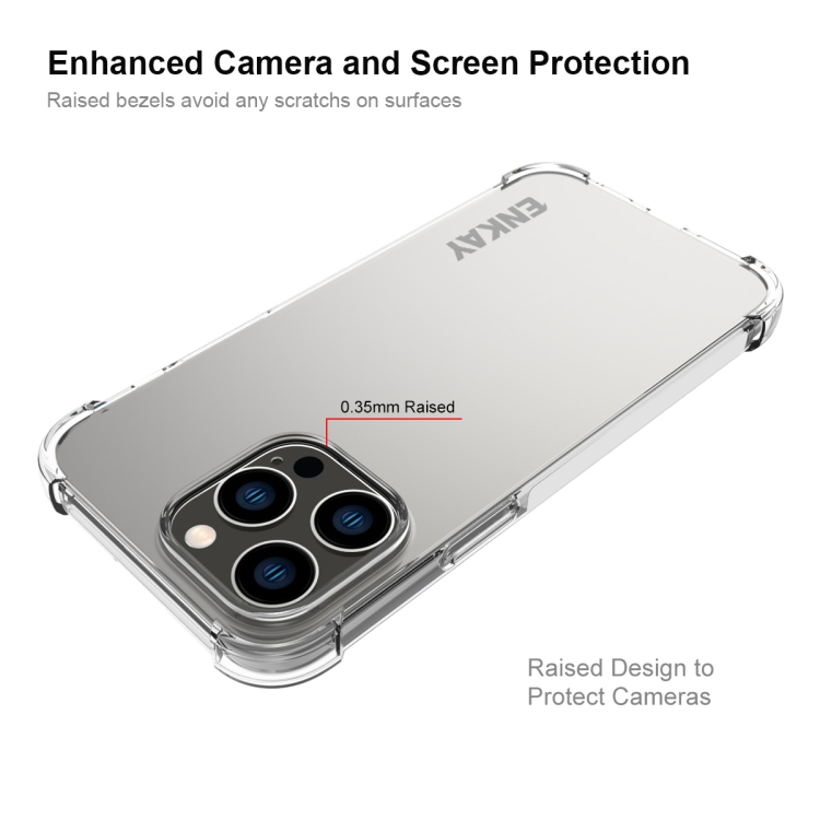 ENKAY ENKAY iPhone 15 Pro Max Skal Shockproof TPU Transparent