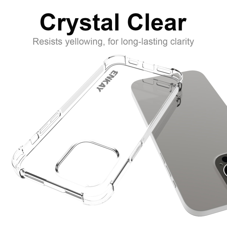 ENKAY ENKAY iPhone 15 Pro Max Skal Shockproof TPU Transparent