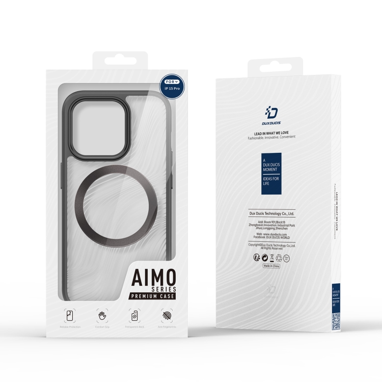 DUX DUCIS DUX DUCIS iPhone 15 Pro Skal MagSafe Aimo Series Svart