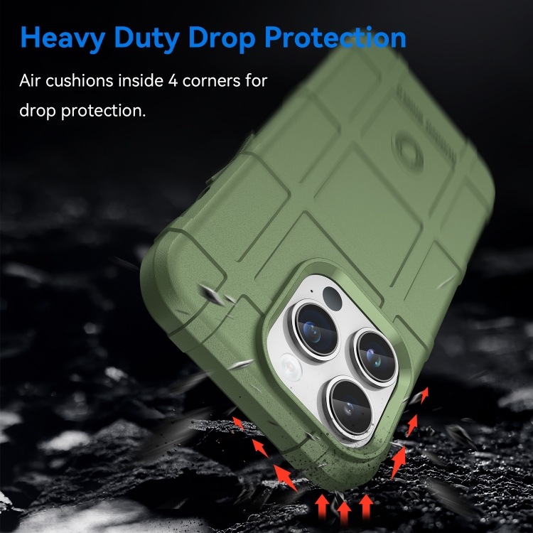  iPhone 15 Pro Skal Robust Grön