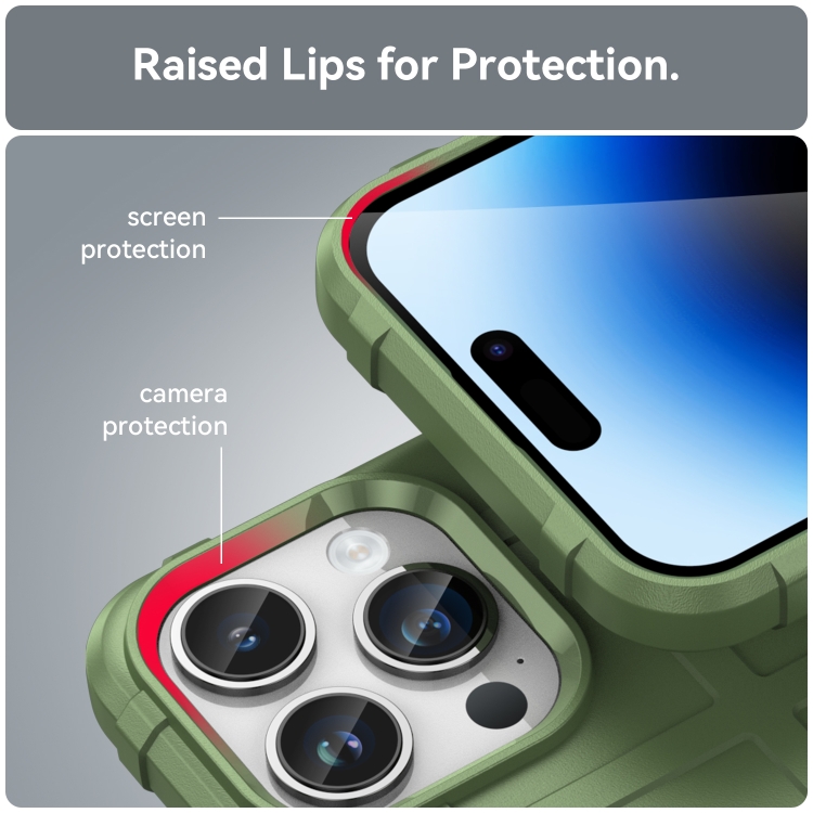  iPhone 15 Pro Skal Robust Grön