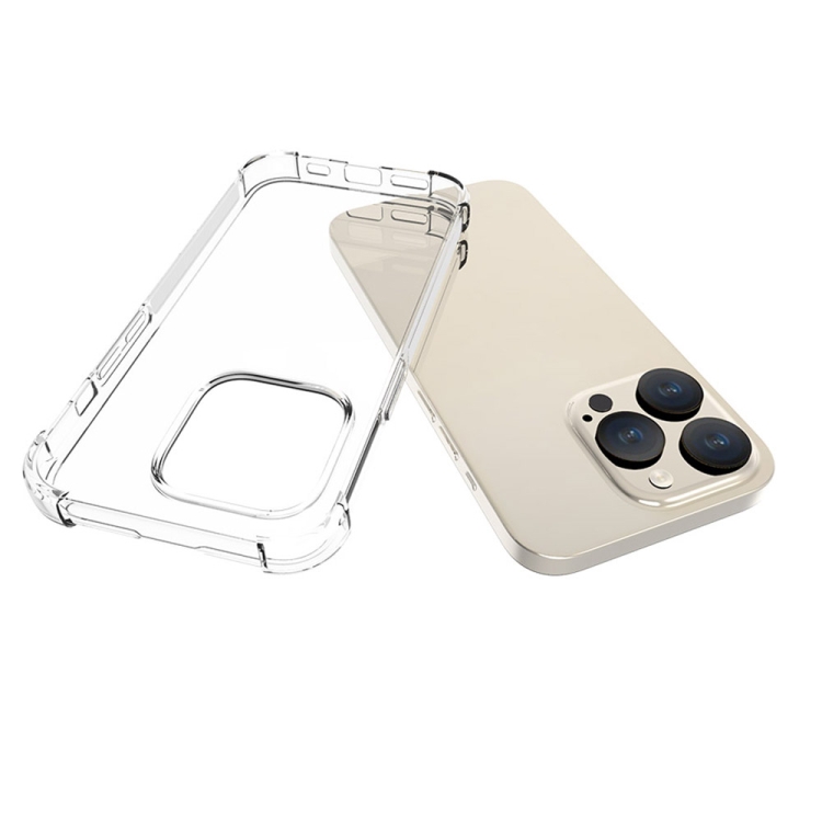  iPhone 15 Pro Skal Shockproof TPU Transparent