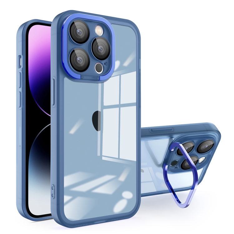  iPhone 15 Pro Skal Cam Kickstand Hybrid Royal Blue