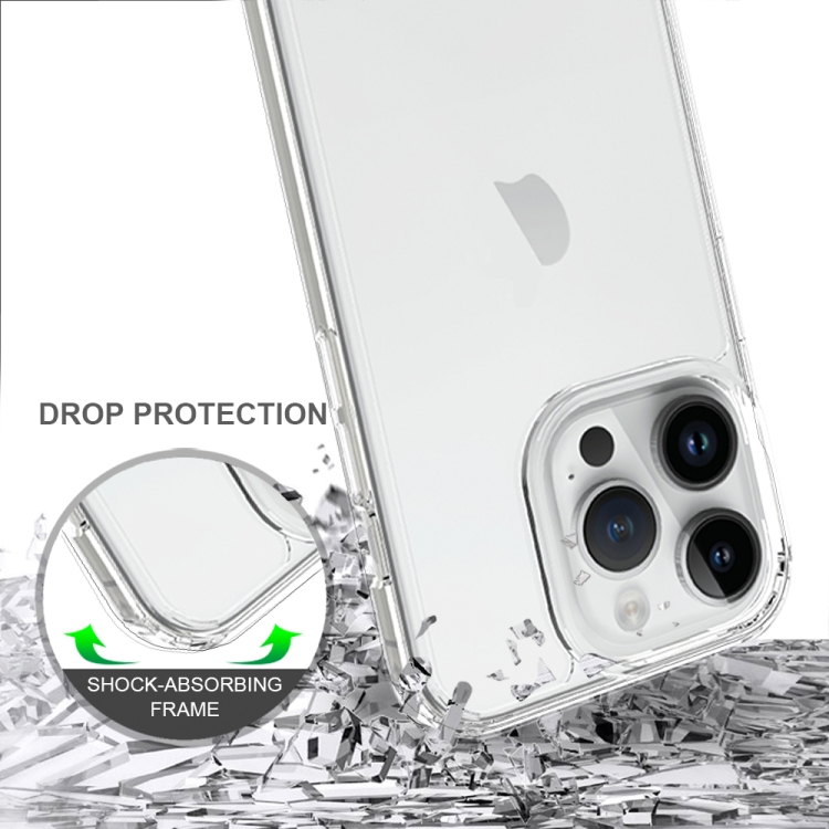  iPhone 15 Pro Skal Akryl/TPU Shockproof Transparent