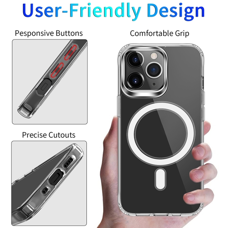  iPhone 15 Pro Skal MagSafe AirBag Transparent