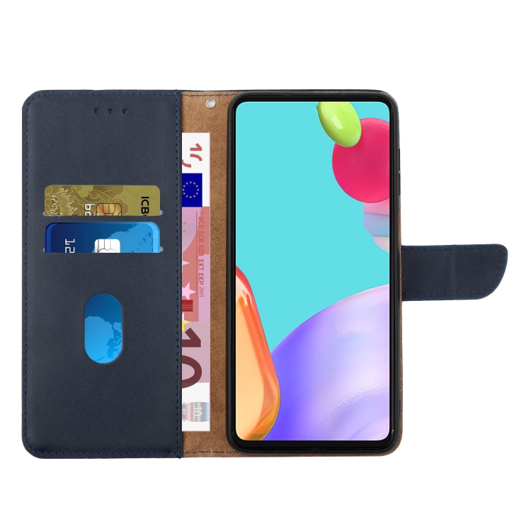  iPhone 15 Pro Fodral Äkta Läder Blå
