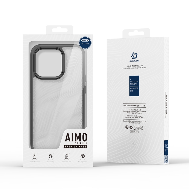 DUX DUCIS DUX DUCIS iPhone 15 Pro Skal Aimo Series Svart