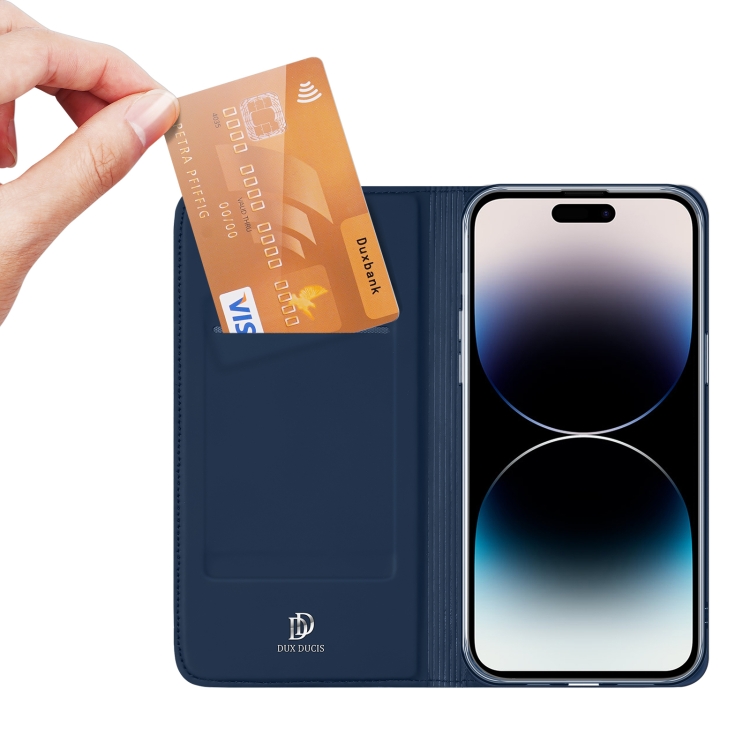 DUX DUCIS DUX DUCIS iPhone 15 Pro Fodral Skin Pro Blå