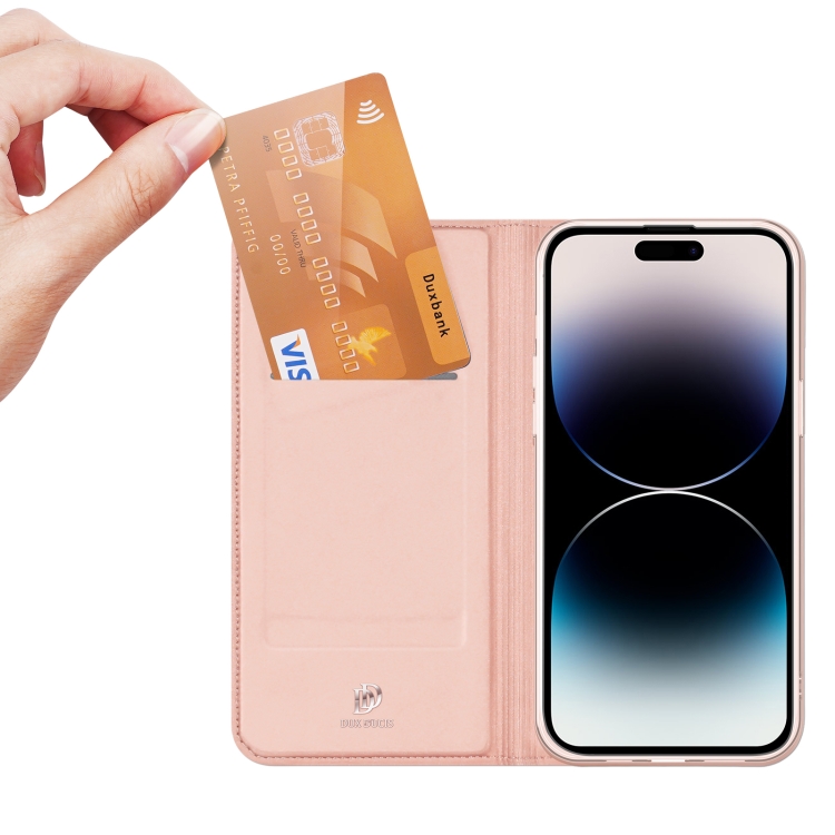 DUX DUCIS DUX DUCIS iPhone 15 Pro Fodral Skin Pro Roséguld