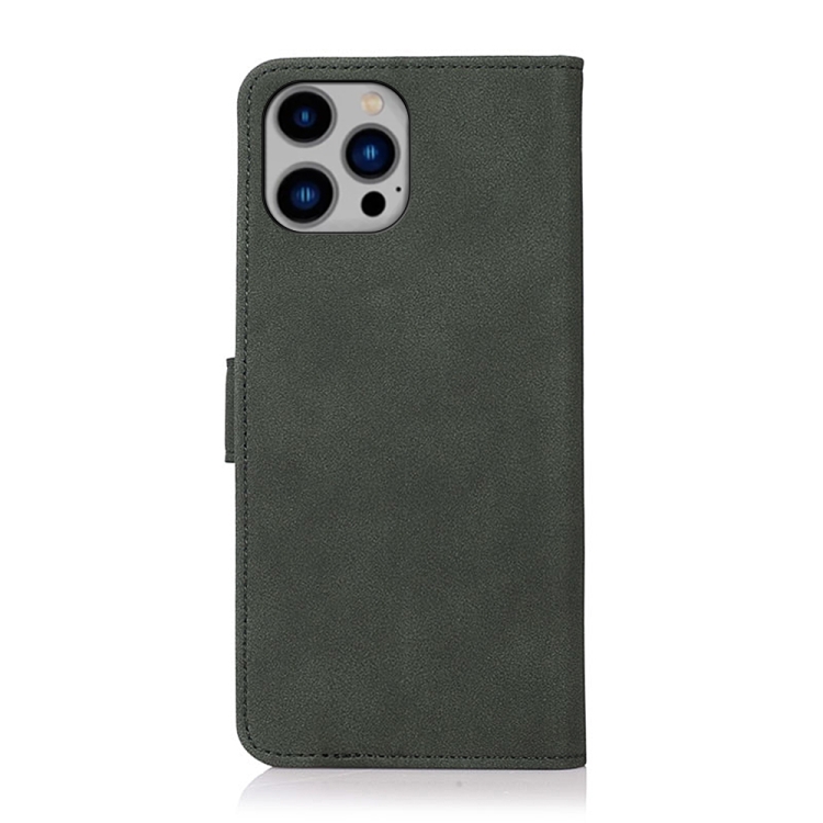 KHAZNEH KHAZNEH iPhone 15 Pro Fodral Matt Läder Grön