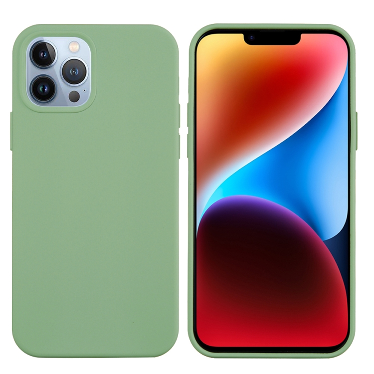  iPhone 15 Pro Skal Silikon Grön