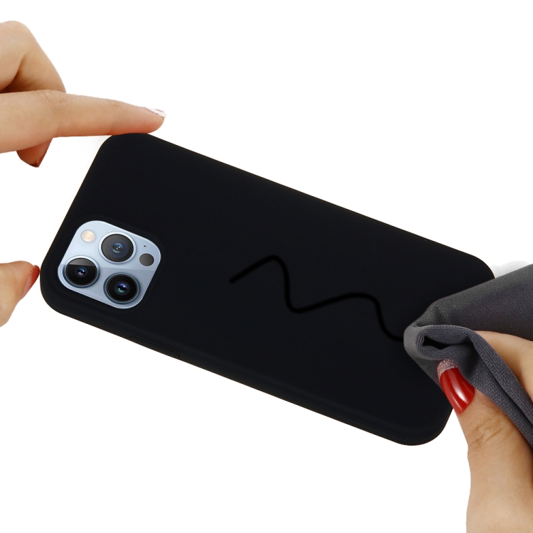  iPhone 15 Pro Skal Silikon Svart