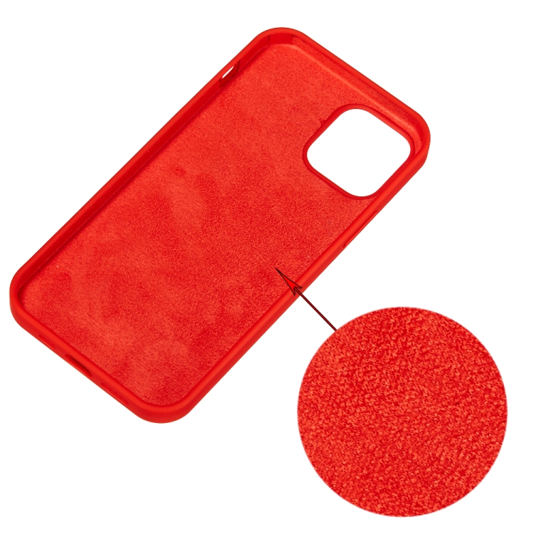  iPhone 15 Pro Skal Silikon Röd