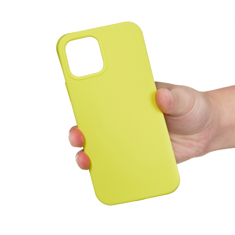  iPhone 15 Pro Skal Silikon Gul
