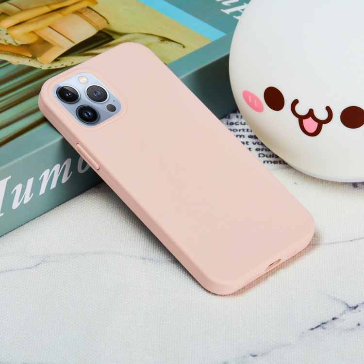  iPhone 15 Pro Skal Silikon Sand Pink