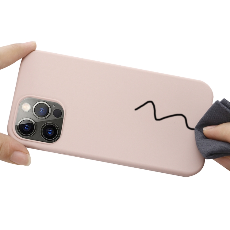  iPhone 15 Pro Skal MagSafe Silikon Ljus Rosa